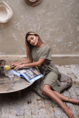 Alejandra Swim Dress – Olive - Swim Dress - Mizyana