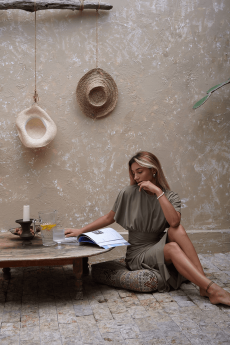 Alejandra Swim Dress – Olive - Swim Dress - Mizyana