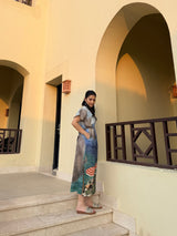 Alessia Dress in Capri Coast Print - Dress - Mizyana