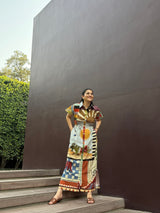Alessia Dress in Encanto print - Dress - Mizyana