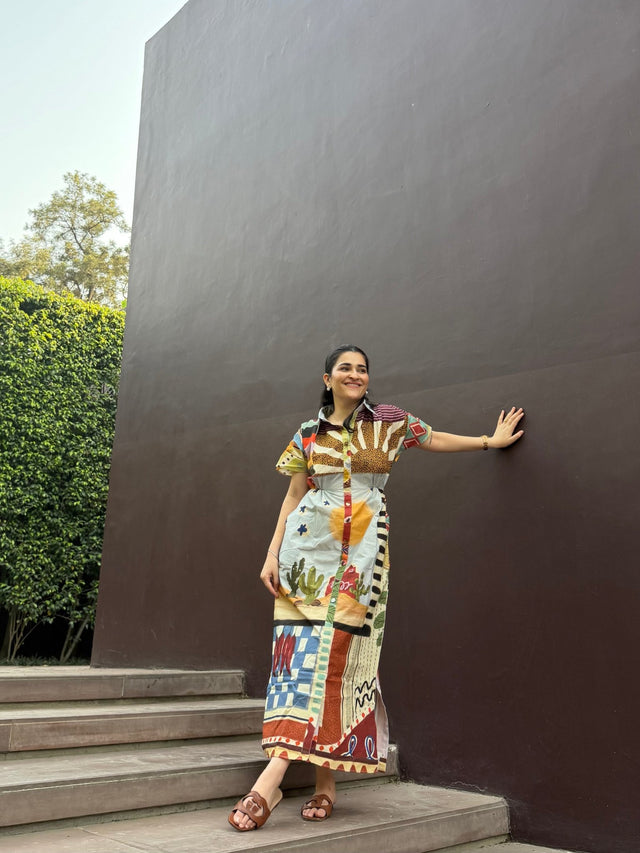 Alessia Dress in Encanto print - Dress - Mizyana