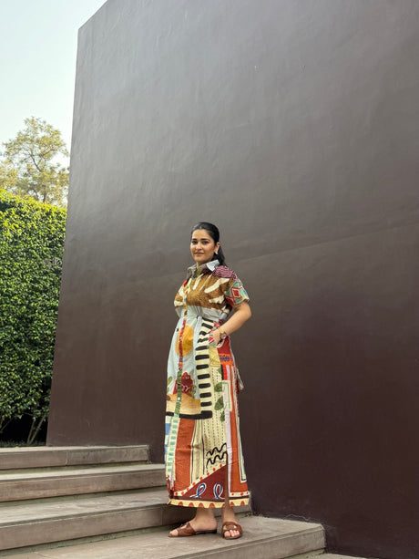 Alessia Dress in Encanto print - Dress - Mizyana