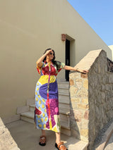 Alessia Dress in Florentine Mosaic Print - Dress - Mizyana
