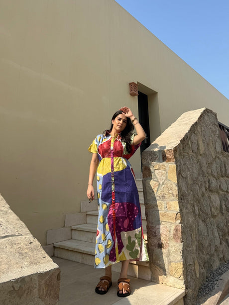 Alessia Dress in Florentine Mosaic Print - Dress - Mizyana