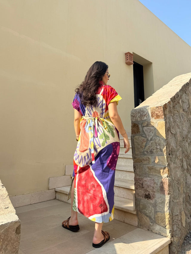 Alessia Dress in Florentine Mosaic Print - Dress - Mizyana