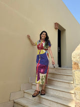 Alessia Dress in Florentine Mosaic Print - Dress - Mizyana