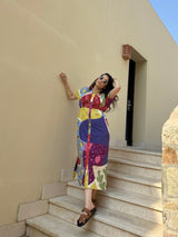 Alessia Dress in Florentine Mosaic Print - Dress - Mizyana
