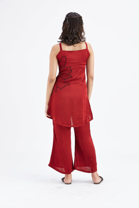 Alina Red co-ord set - Co-ord Set - Mizyana