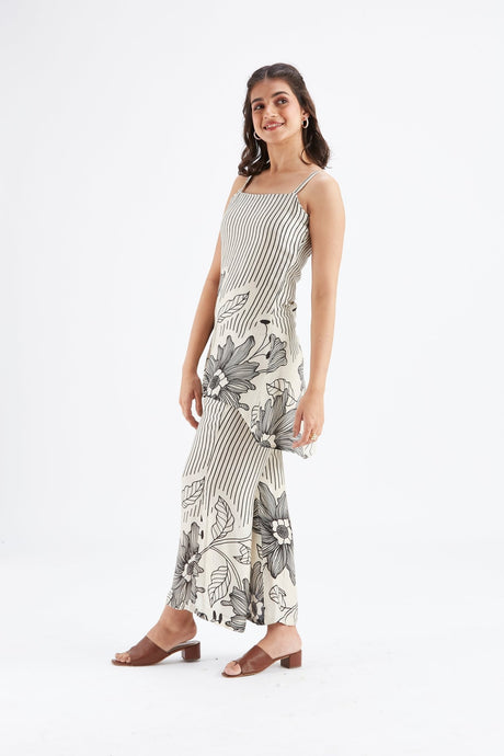 Alina white co-ord set - Co-ord Set - Mizyana