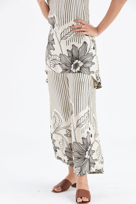 Alina white co-ord set - Co-ord Set - Mizyana