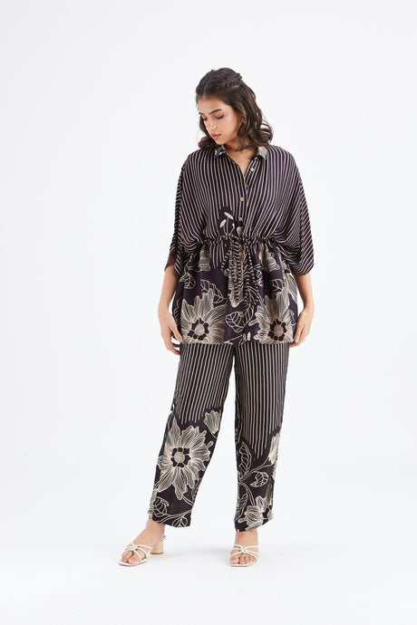 Amae Black co-ord set - Co-ord Set - Mizyana