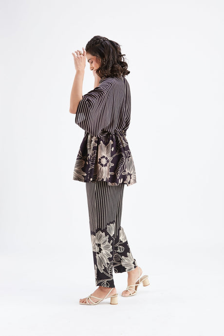 Amae Black co-ord set - Co-ord Set - Mizyana