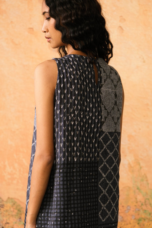 Amaya Tunic Pants Set With Luna Jacket - Three-Piece Set - Mizyana