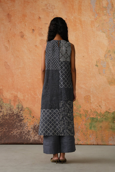 Amaya Tunic Pants Set With Luna Jacket - Three-Piece Set - Mizyana