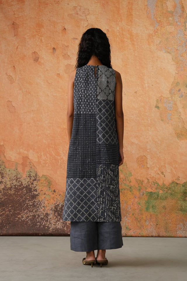Amaya Tunic Pants Set With Luna Jacket - Three-Piece Set - Mizyana