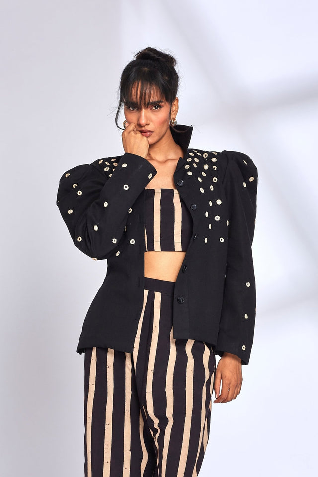 Amor Co-ord Set with Jacket - Co-ord Set - Mizyana
