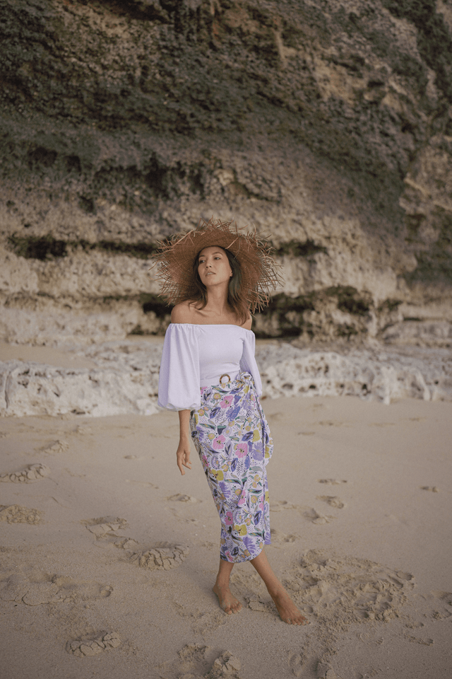 Ana swim skirt - Floral - Swim Cover-Up - Mizyana