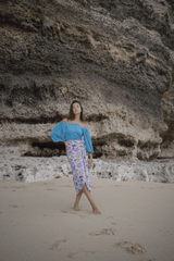 Ana swim skirt - Floral - Swim Cover-Up - Mizyana