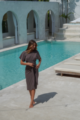 Alejandra Swim Dress - Bronze