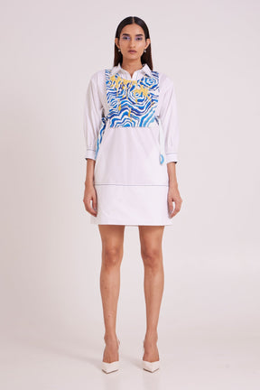 Apollo - Sunlit Tide Dress - Two-Piece Set - Mizyana