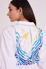 Apollo - Sunlit Tide Dress - Two-Piece Set - Mizyana