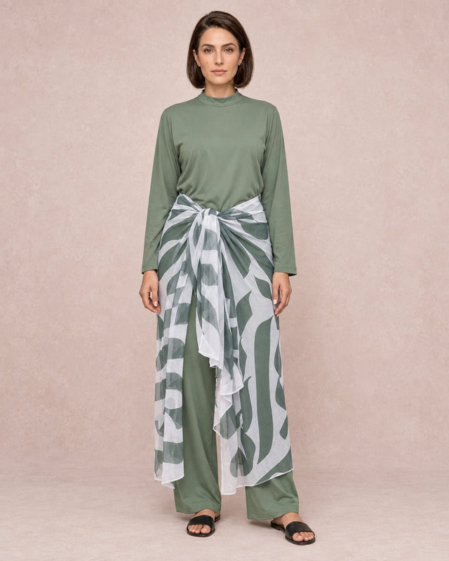 Arabesque Waist Wrap - Swim Cover-Up - Mizyana