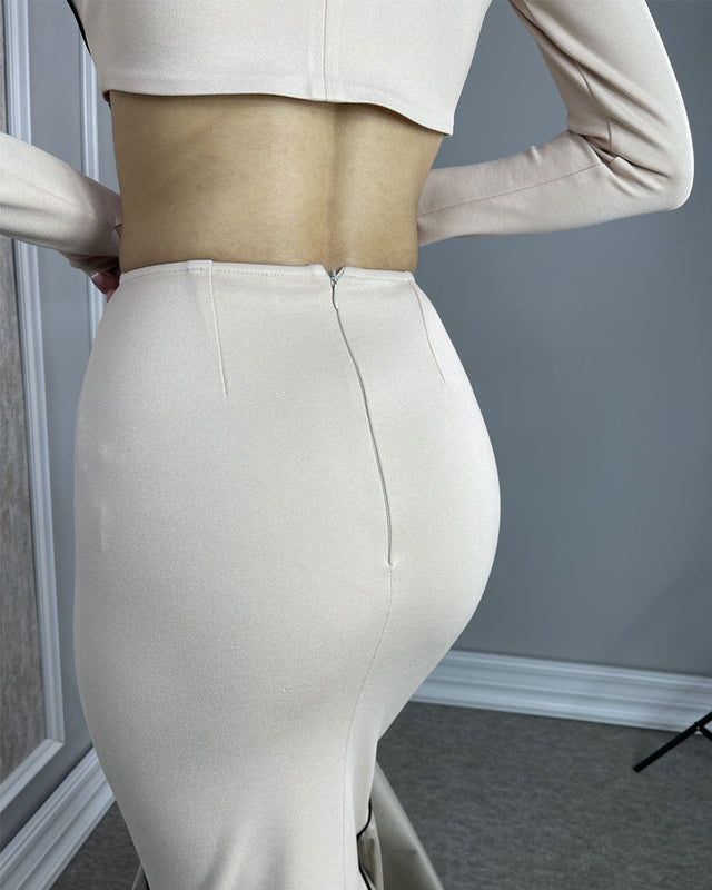 ARIN STRECHY SKIRT - Mizyana