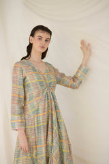 Ash Printed Kaftan - Kaftan - Mizyana