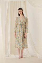 Ash Printed Kaftan - Kaftan - Mizyana