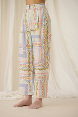 Ash Printed Pants - Trousers - Mizyana