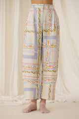 Ash Printed Pants - Trousers - Mizyana