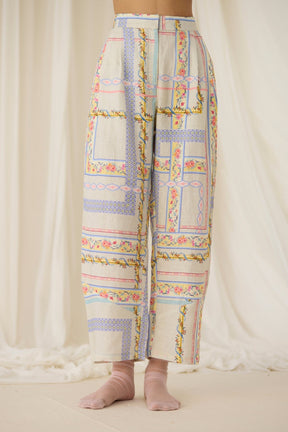 Ash Printed Pants - Trousers - Mizyana