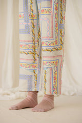 Ash Printed Pants - Trousers - Mizyana