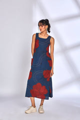 Aura Indigo Dress - Dress - Mizyana