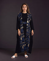 Aurora Textured Belted Abaya - Abaya - Mizyana