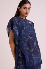 Austin - Midnight Breeze Top & Pant Set - Two-Piece Set - Mizyana