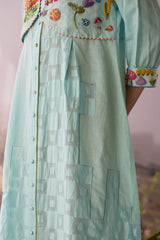 Azure Beaded Dress - Dress - Mizyana