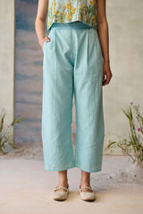 Azure Beaded Waistcoat - Coat - Mizyana