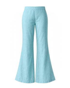 Azure Flared Trousers - Trousers - Mizyana