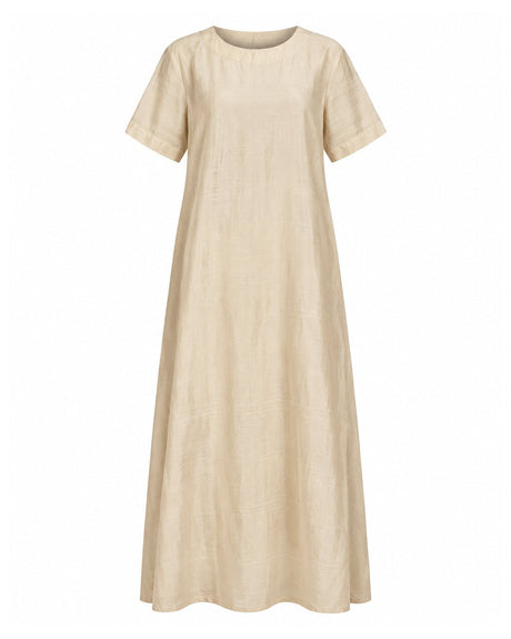 Badaam Handwoven Mulberry Silk Kurta Dress Co-ord Set - Co-ord Set - Mizyana
