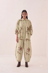 Bagiya Floral Pintuck Top - Shirt - Mizyana