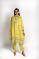 Basant Floral Kaftan Co-ord Set - Co-ord Set - Mizyana