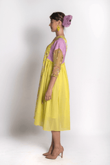Basant Floral Printed Dress - Dress - Mizyana
