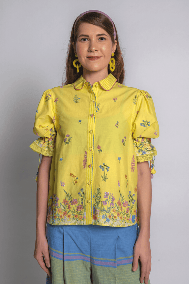 Basant Floral Shirt - Shirt - Mizyana