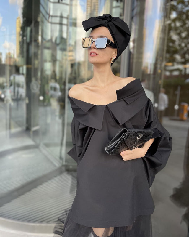 BASO OVERSIZE SHIRT-TUNIC - Shirt - Mizyana