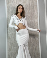 BEDA STRECHY SKIRT - Mizyana