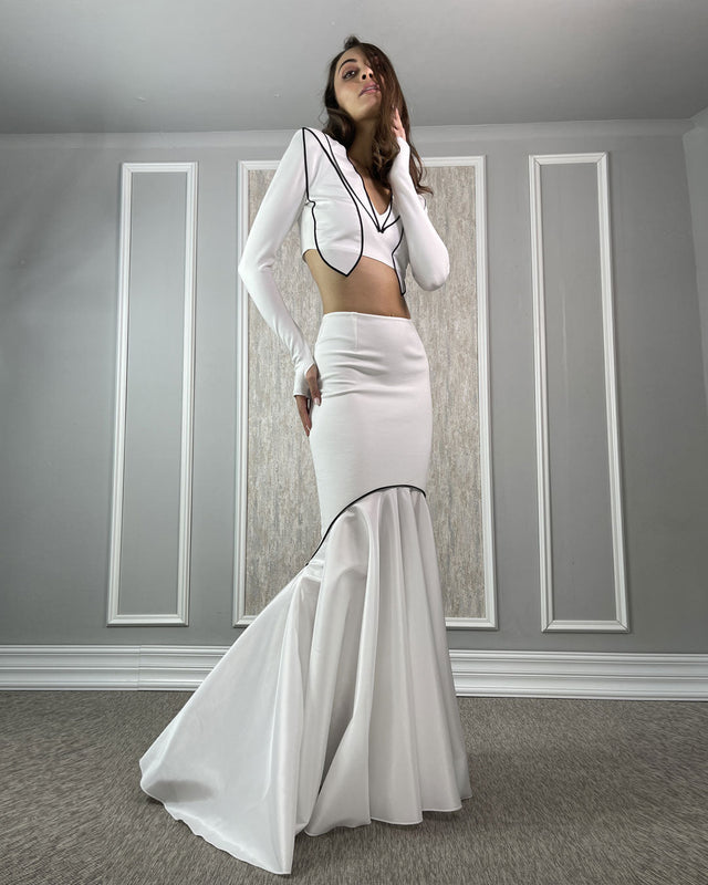 BEDA STRECHY SKIRT - Mizyana