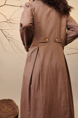 Beige Cali Trench Jacket - Jacket - Mizyana