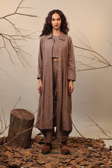 Beige Cali Trench Jacket - Jacket - Mizyana