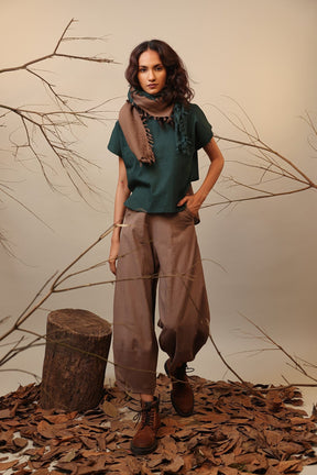 Beige Suga Pants - Trousers - Mizyana